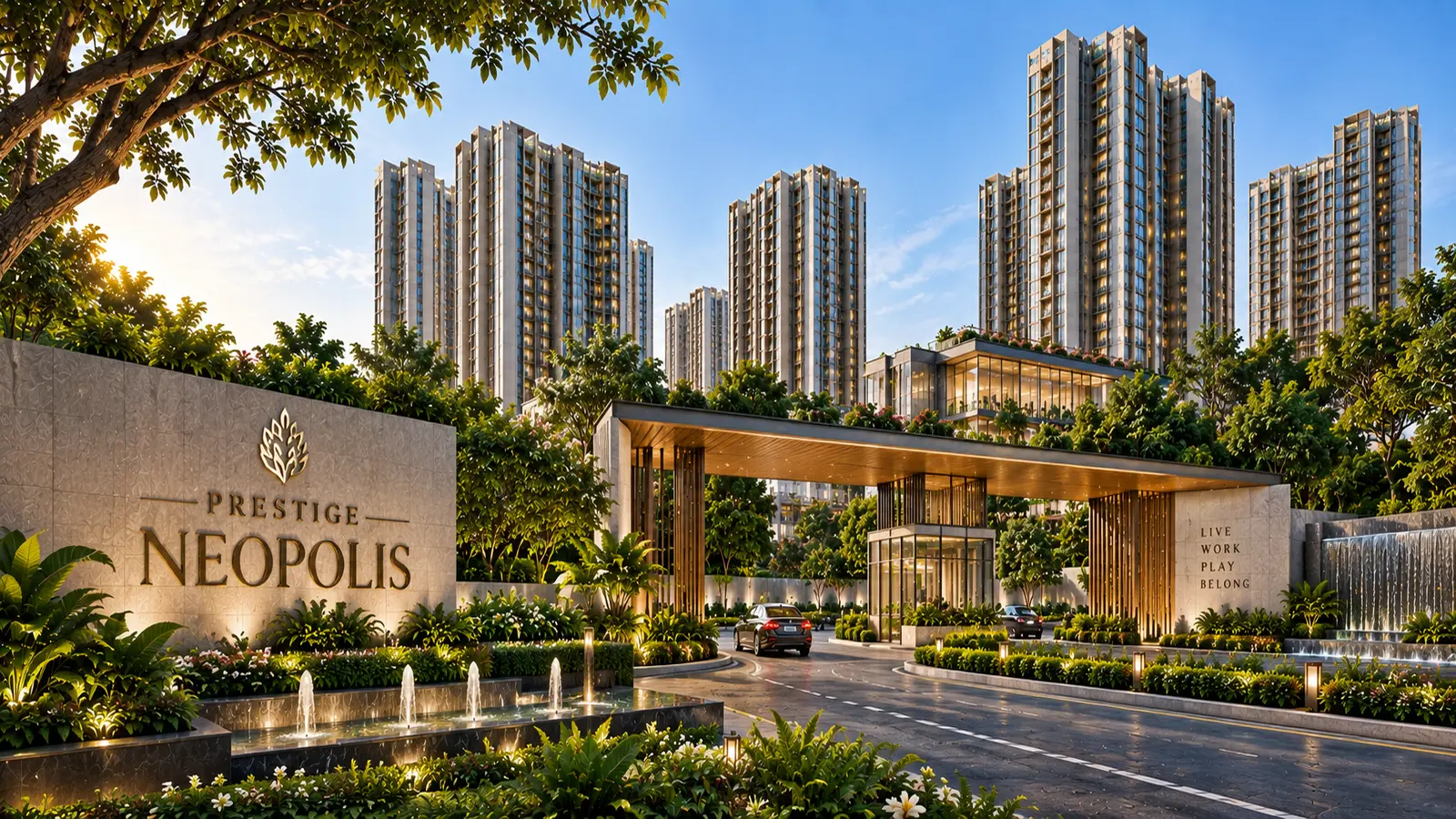 Prestige Neopolis Luxury Gated Community Entry